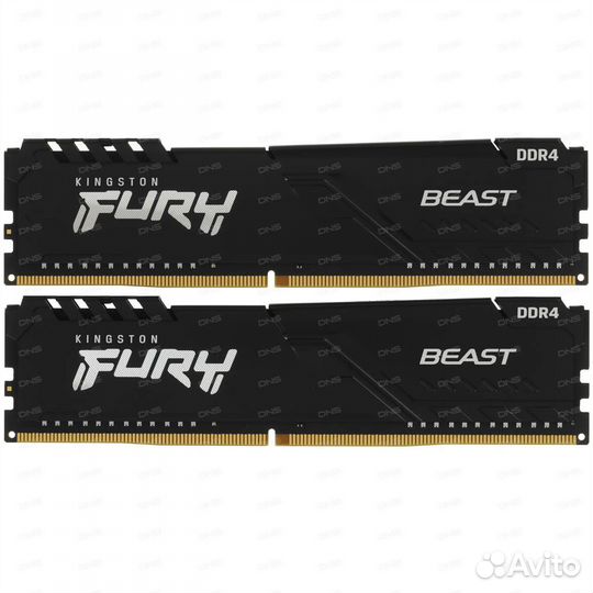 Оперативная память Kingston fury ddr4 16gb