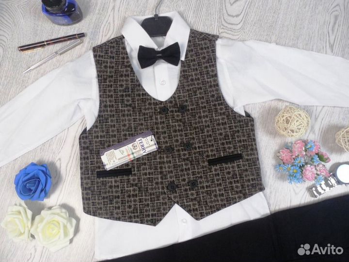 Костюмы-тройки в наличии на 5, 6 и 8 лет