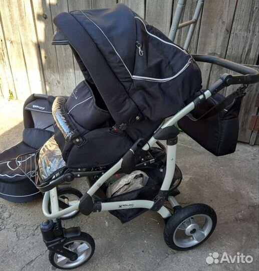 Коляска 2 в 1+ автокресло Бритакс 0-18 кг