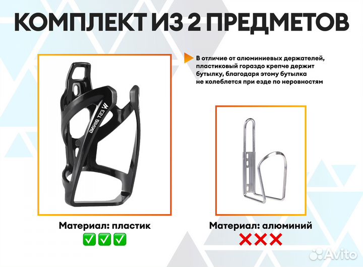 Велосипедный держатель для бутылки (черный)