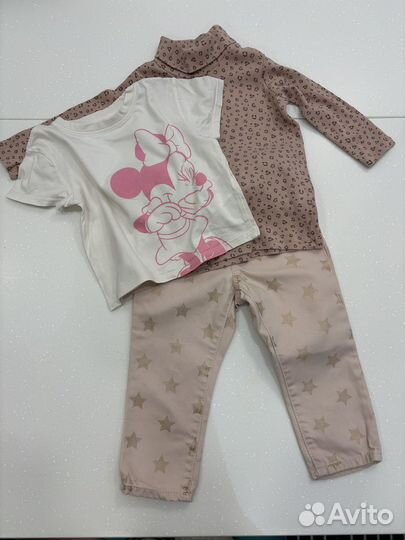 Пакет (капсула) фирменных вещей на девочку 86-92