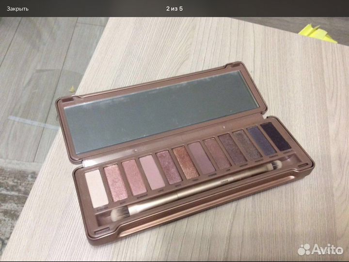 Naked Urban Decay 3 палетка теней