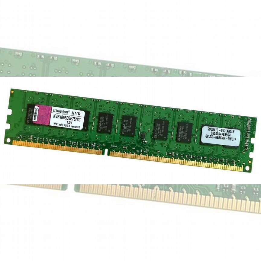 [KVR1066D3E7S/2G] Оперативная Память Kingston Ddr3 Kvr1066d3e7s/2g