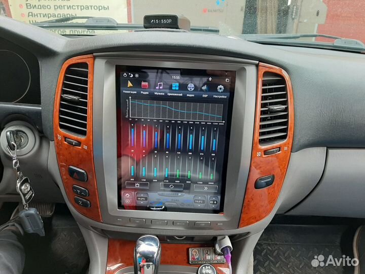 Android магнитола Tesla для Toyota LC100, LX470