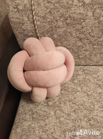 Подушка декоративная узел