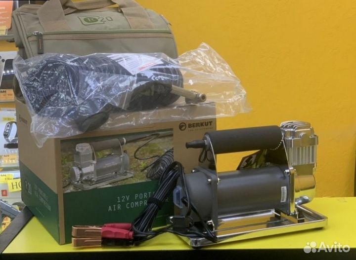 Компрессор автомобильный berkut R20 (72л/мин) 14 А