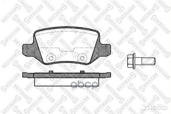 829 000SX 818 00 колодки дисковые з. MB W168 1