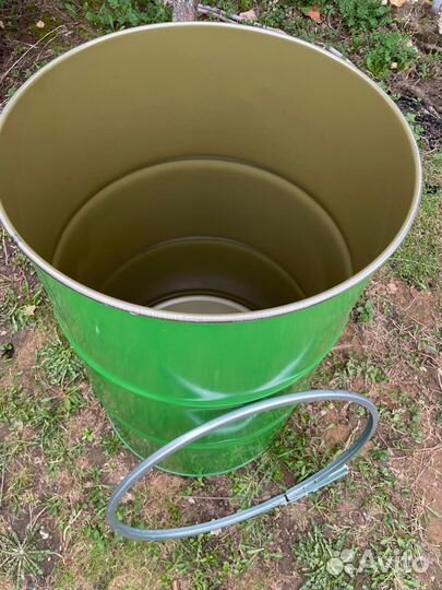 Бочка металлическая 200л с крышкой