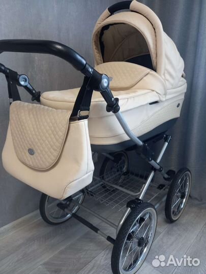 Коляска 2 в 1 эко кожа