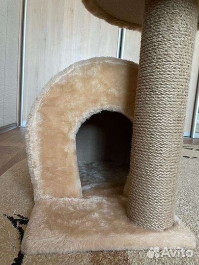 Когтеточка домик для кошки новый