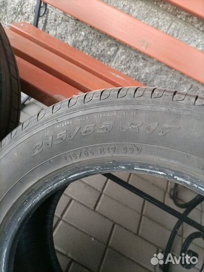 Шины бу летние 215/65 R17