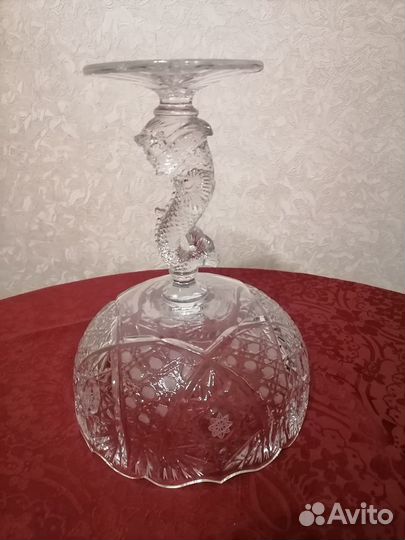 Ваза хрустальная фруктовница 