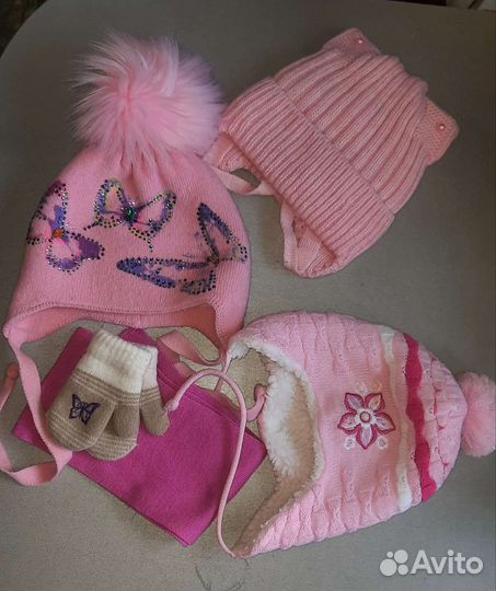 Комплект шапка, шарф