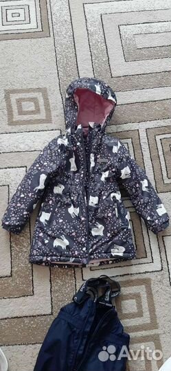 Зимний костюм для девочки 104 - 110