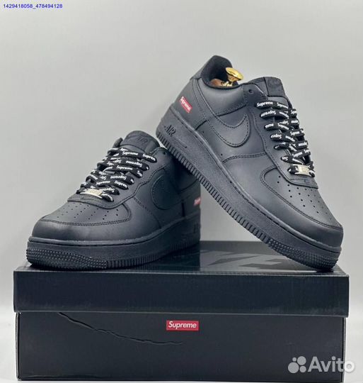 Кроссовки Nike Air Force 1 Low & Supreme (Арт.45533)