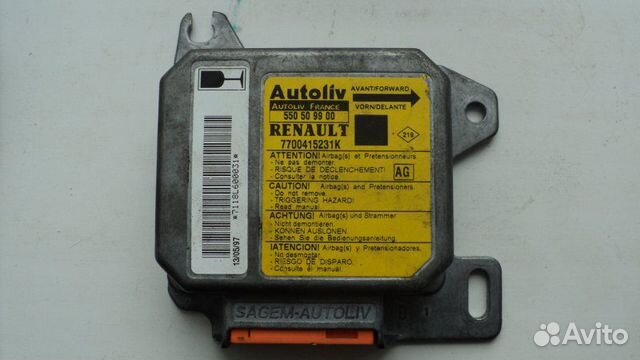 Эбу подушки безопасности Renault Laguna 1.8 1998