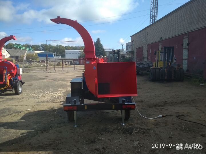 Измельчитель веток дерева прицепной с Эл.дв