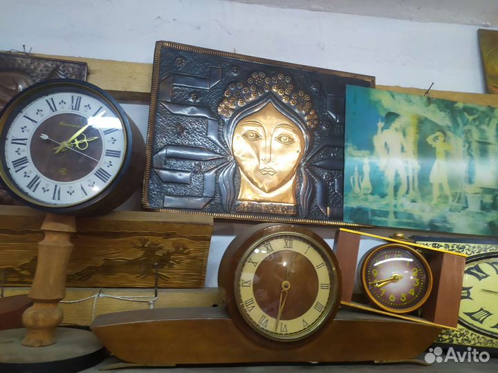 Часы настольные СССР рабочие