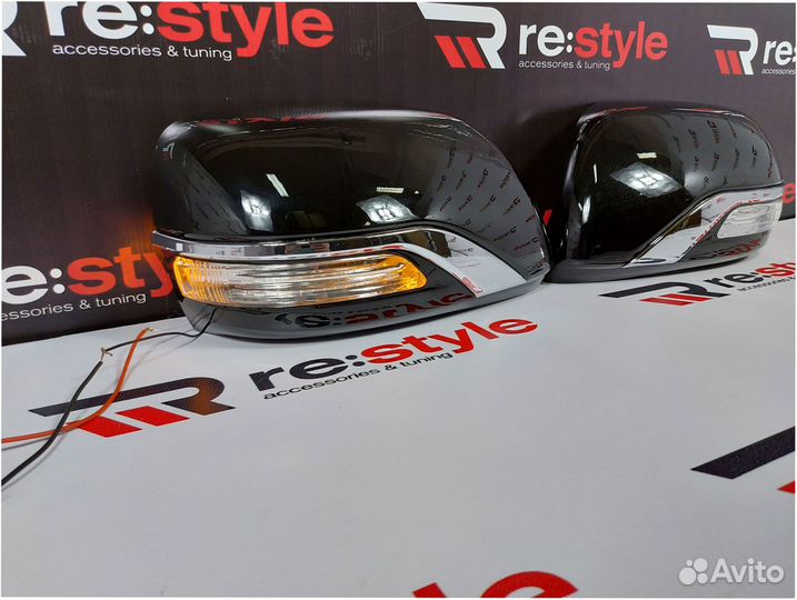 Накладки на зеркала Toyota Land Cruiser 200 R605