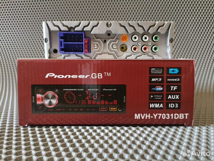 Автомагнитола с Bluetooth Pioneer GB MVH-Y7031DBT