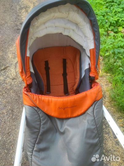 Коляска Стефания 2 в 1 (люлька+кресло)