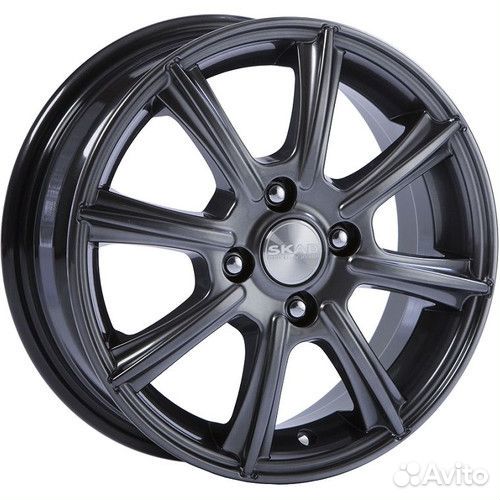 R14 4x100 5,5J ET49 D56,6 Скад Монако Графит