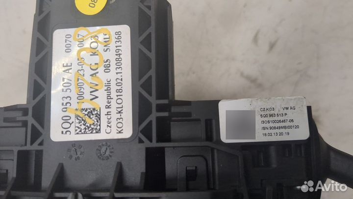 Переключатель поворотов и дворников Volkswagen Golf 7, 2013