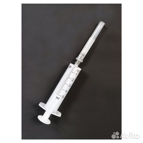 Шприц 2-х компонентный 5 мл, комплект 750 шт