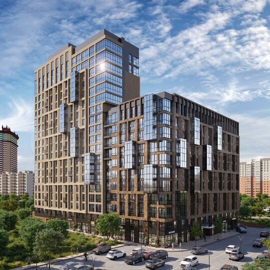 3-к. квартира, 87,8 м², 14/19 эт.