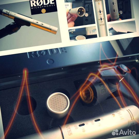 Новый микрофон Rode NT55 конденсаторный
