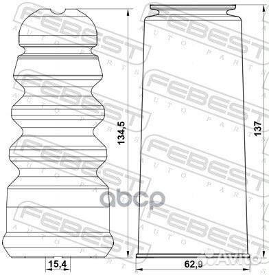 Отбойник амортизатора vwshb-B5R-KIT Febest