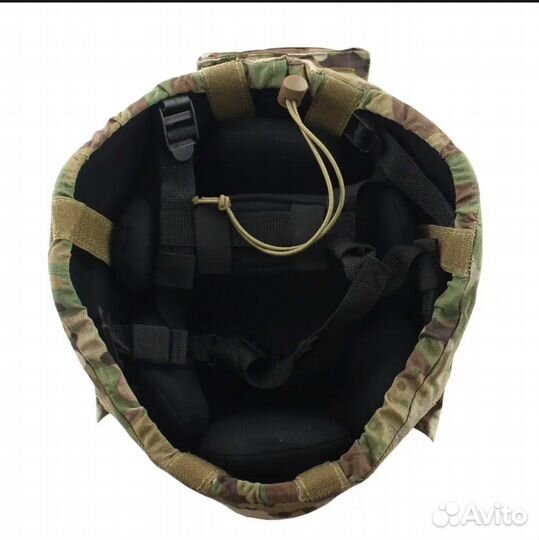 Чехол на шлем с ушами Mich мультикам, мох