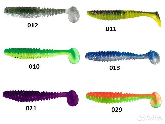 Виброхвост Luremax Ayame 10 см