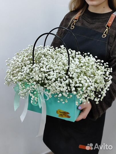 Букет из гипсофилы