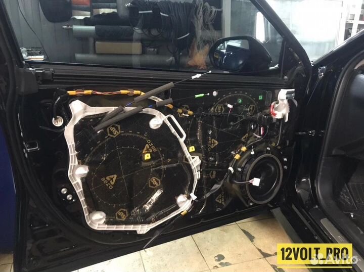 Шумоизоляция автомобиля потолок двери пол крыша