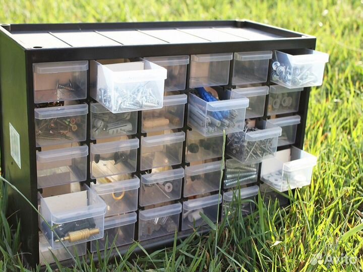 Стеллаж для мелочей Органайзер выдвижные ячейки