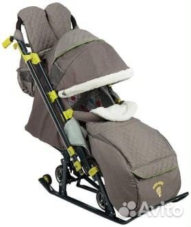 Санки коляска nika