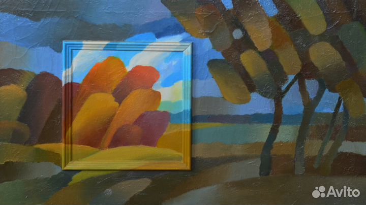 Картины, холст, масло, живопись, диптих