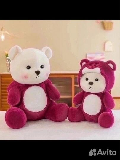 Мишка с капюшоном игрушка