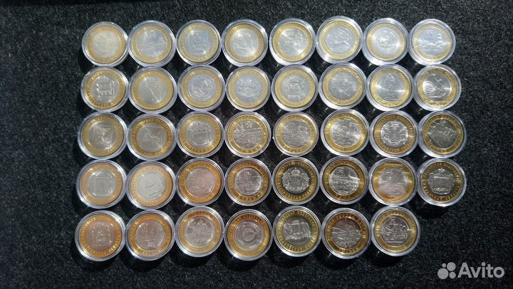 Монеты биметалл десятки UNC