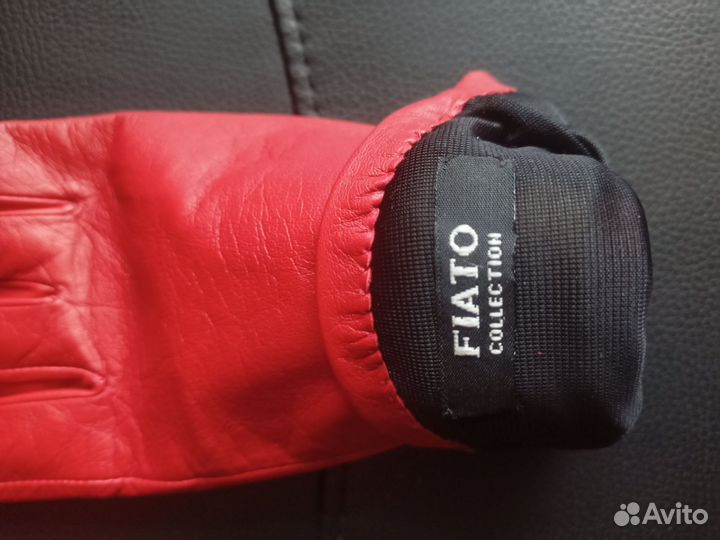 Перчатки женские кожаные размер 7