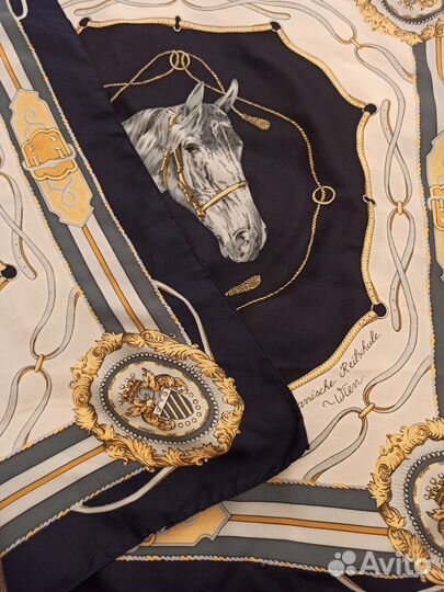 Шерстяной платок, полушалок. СССР. Винтаж