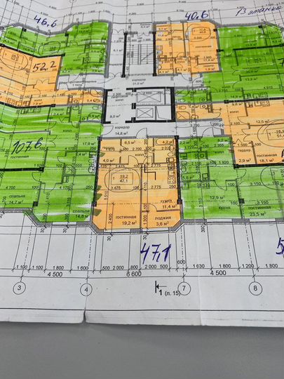 1-к. квартира, 47 м², 13/14 эт.