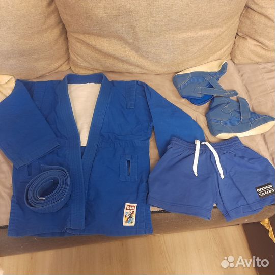 Форма для самбо детская на 6-9 лет