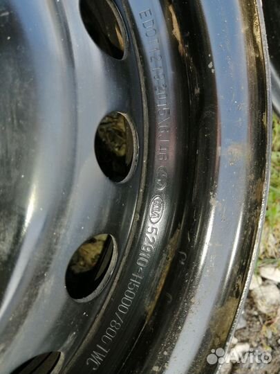 Штампованные диски r15 4x100 KIA / Hyundai