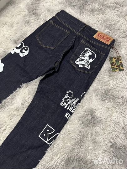 Джинсы bape