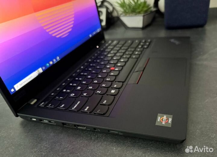 Мощный ноутбук Lenovo ThinkPad T495 Ryzen 5 Pro