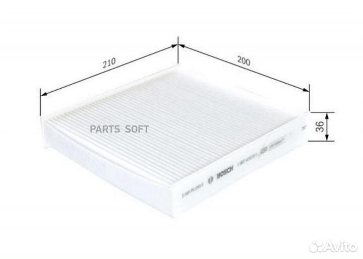 Bosch 1987435011 Фильтр салона