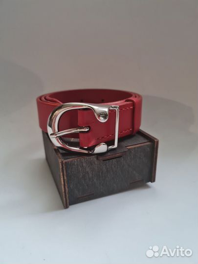 Мужской кожаный ремень ручной работы