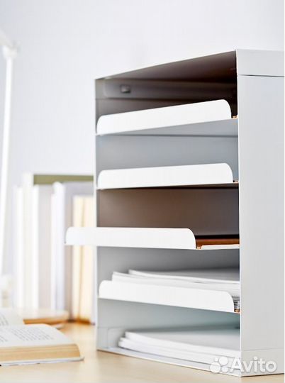 Коробки 2 шт. и лоток с полками Икеа